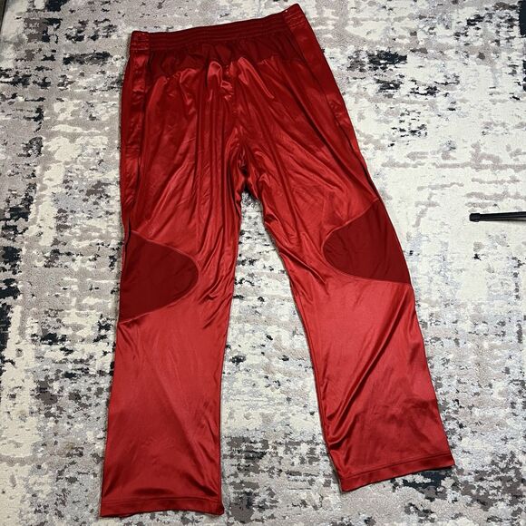 Kansas Jayhawks Game Issued Red Tear Away Pants Basketball L+0 Blue Adidas - Picture 5 of 12